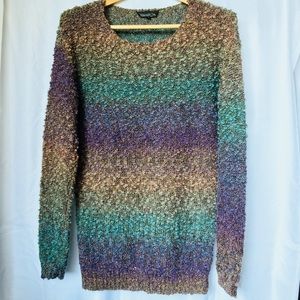 Topshop multicolor metallic sweater 4 Tall